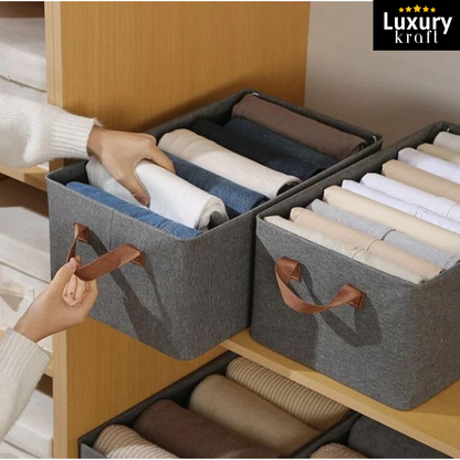 🛍️WardrobeBox™ Foldable Organisers | 🔥 Buy 6 Boxes, Get 6 FREE – Only ₹799 Today! ⏳