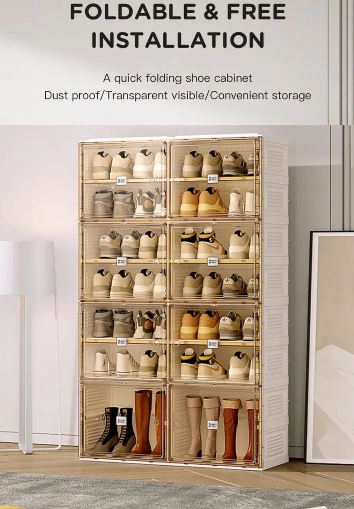 👟Smart Foldable Shoe Rack Shelf - 8 Layer |🔥Top-Rated Bestseller🔥